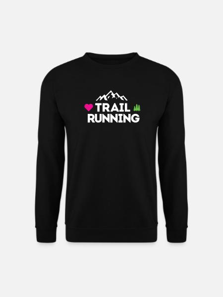 Ich liebe Trailrunning - Unisex Pullover - Schwarz