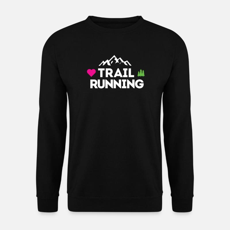 Ich liebe Trailrunning - Unisex Pullover - Schwarz