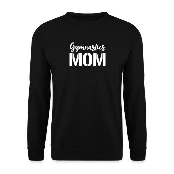 Gymnastics Mom - I Love Gymnastics - Unisex Sweatshirt - black - Front - Alina (178cm) & Michal (187cm)