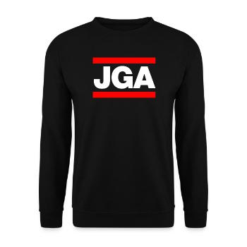 GG - Unisex Sweatshirt - black - Front - Alina (178cm) & Michal (187cm)