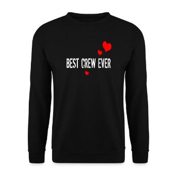 MEILLEUR ÉQUIPAGE DE TOUS LES TEMPS - Sweat-shirt Unisexe - noir - Devant - Alina (178cm) & Michal (187cm)