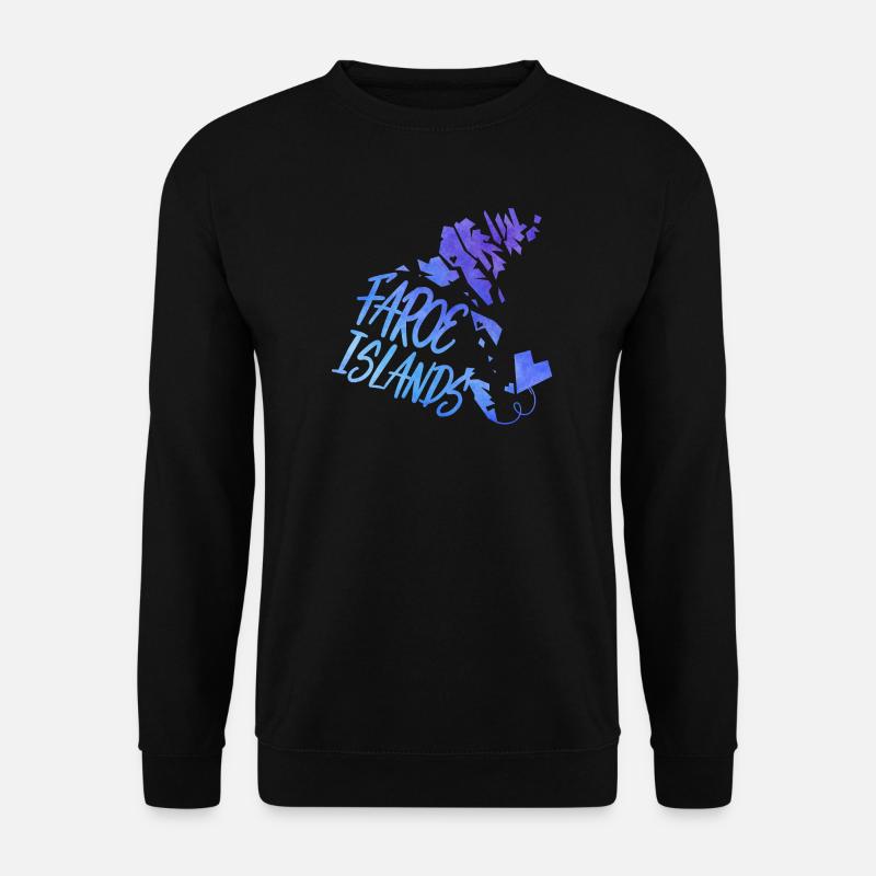 Isole Faroe - Felpa unisex - nero