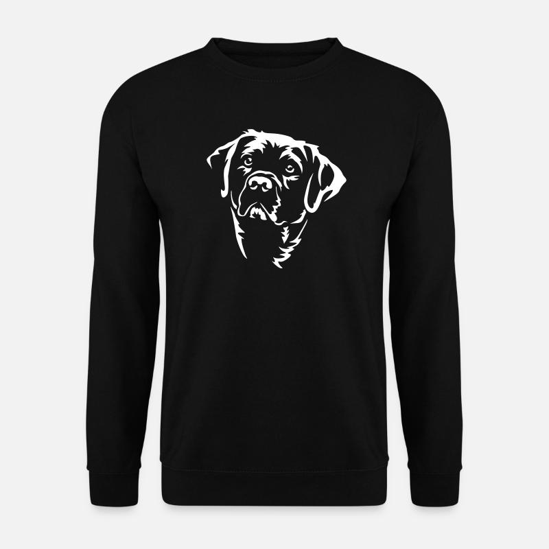 Labrador Kopf "Black Edition" - Unisex Pullover - Schwarz