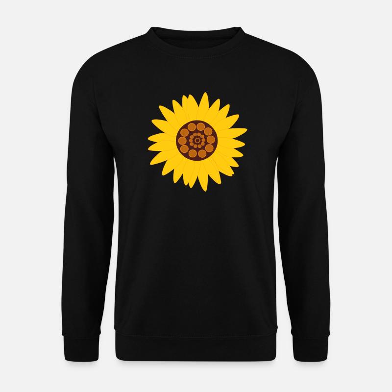 Fleur, Jaune, Fleur Jaune, Fleurs, Tournesol, Fleur - Sweat-shirt Unisexe - noir