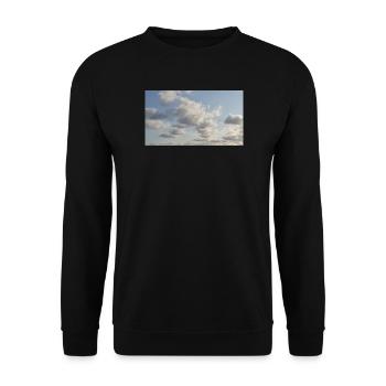 Sky Soft Clouds - Unisex Sweatshirt - black - Front - Alina (178cm) & Michal (187cm)