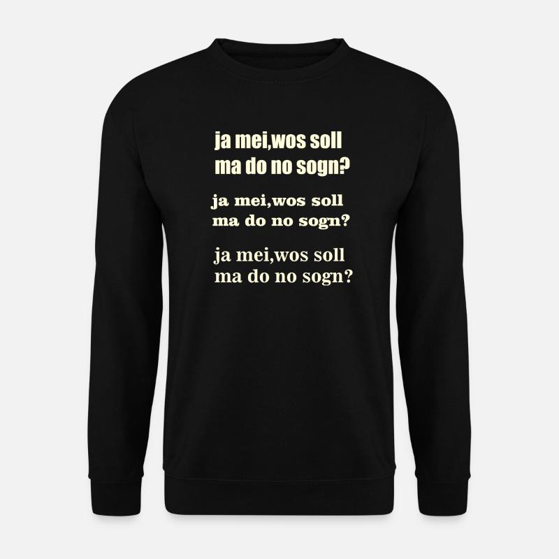 ja mei - Unisex Pullover - Schwarz