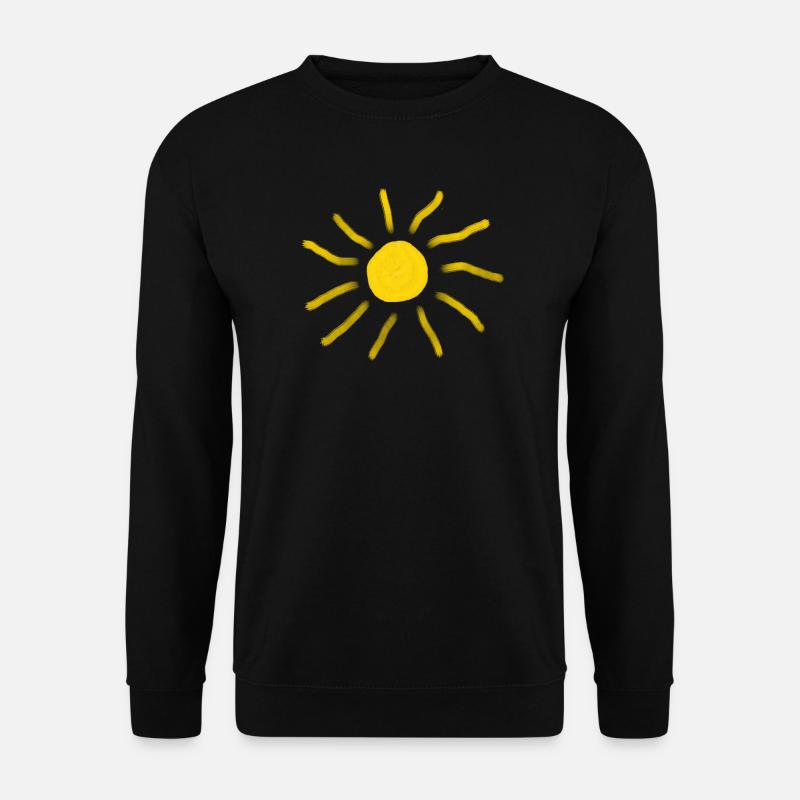 Sonne Sommershirt Urlaub Geschenk - Unisex Pullover - Schwarz