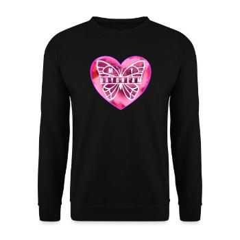 Mein Traum von Tag zu Tag - Unisex Pullover - Schwarz - Vorne - Alina (178cm) & Michal (187cm)