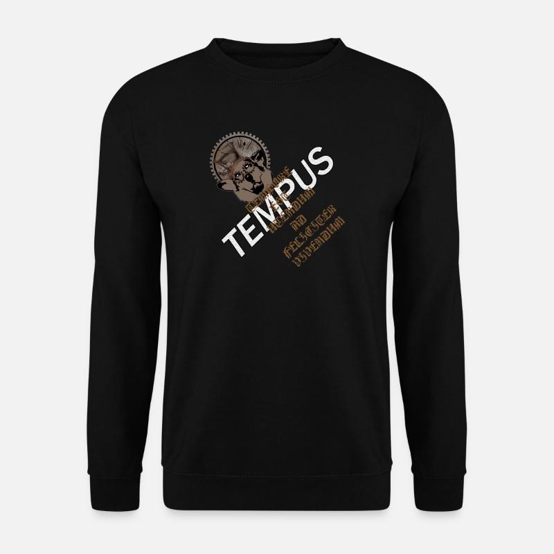 Zeit nutzen - Unisex Pullover - Schwarz