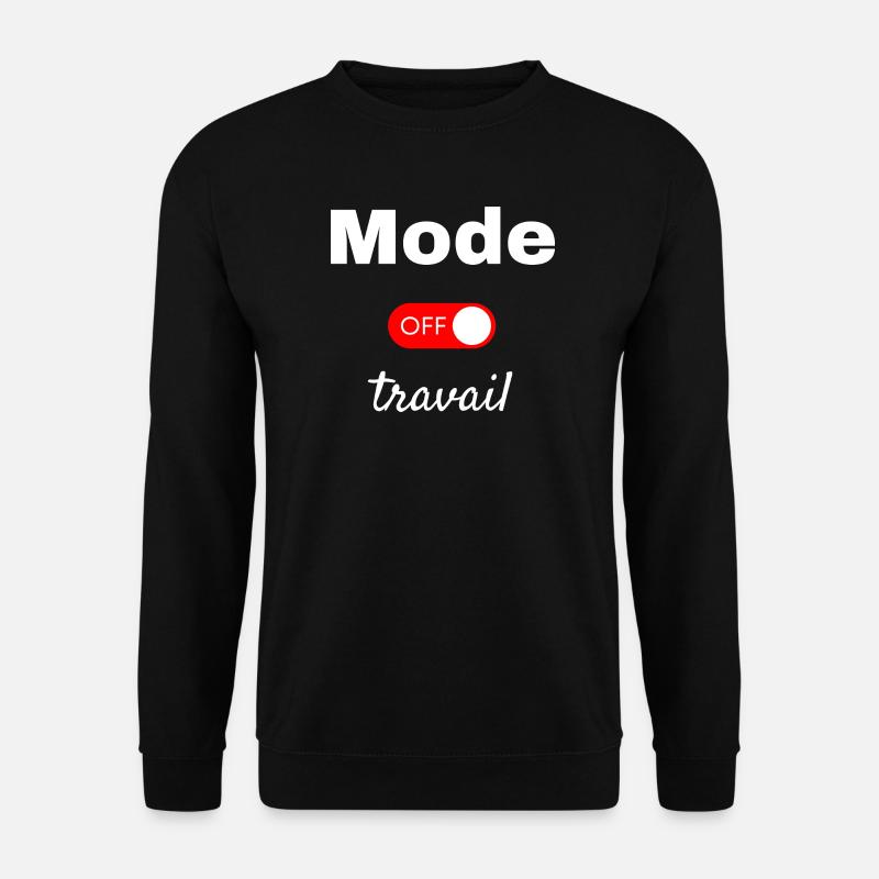 Außerbetrieblicher Modus - Unisex Pullover - Schwarz