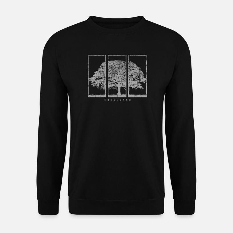 Natur Baum - Unisex Pullover - Schwarz