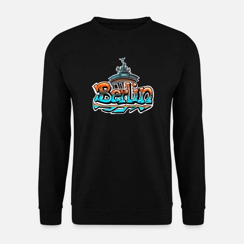 Berlin Graffiti Schriftzug - Unisex Pullover - Schwarz