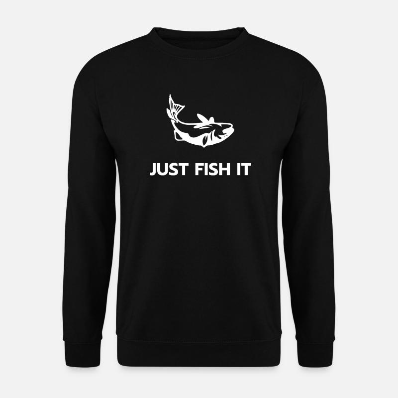 Just fish it - Unisex Sweatshirt - black