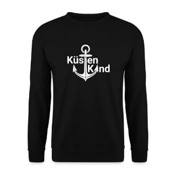 Küstenkind - Unisex Pullover - Schwarz - Vorne - Alina (178cm) & Michal (187cm)