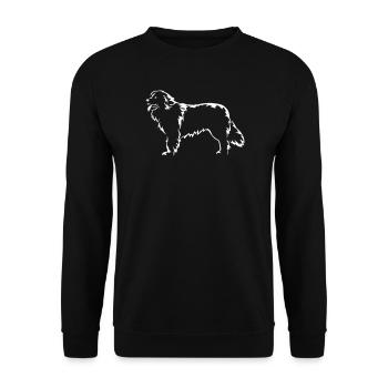 Newfoundland "Black Edition" - Unisex Sweatshirt - black - Front - Alina (178cm) & Michal (187cm)