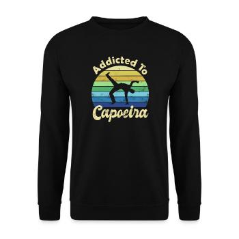 Capoeira - Unisex Sweatshirt - black - Front - Alina (178cm) & Michal (187cm)