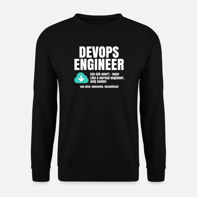 Devops-Ingenieur - Unisex Pullover - Schwarz