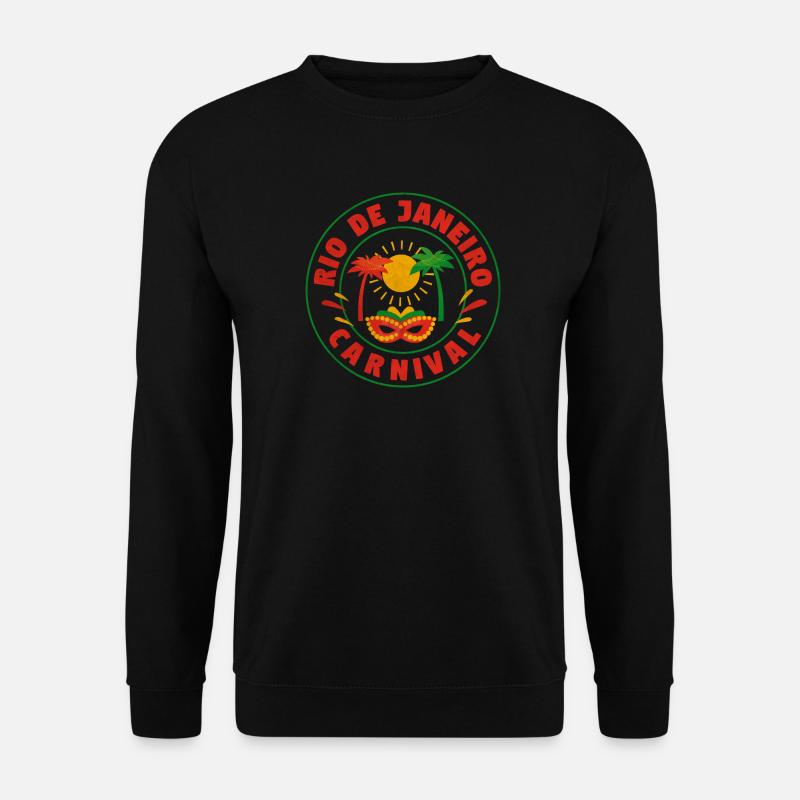 Rio Carnaval Maskenspektakel - Unisex Pullover - Schwarz
