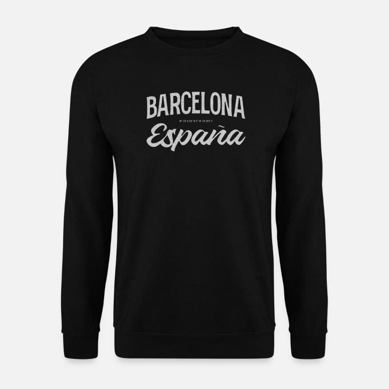 Barcelona España Script Design - Unisex Sweatshirt - black
