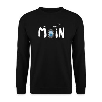 Moin Leuchtturm - Unisex Pullover - Schwarz - Vorne - Alina (178cm) & Michal (187cm)