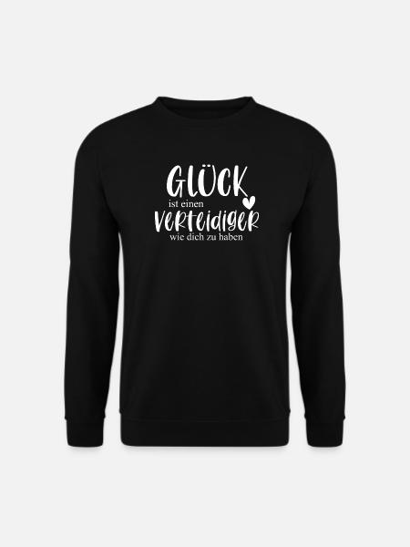 Fußball Verteidiger Sport Fußballspieler Geschenk - Unisex Pullover - Schwarz