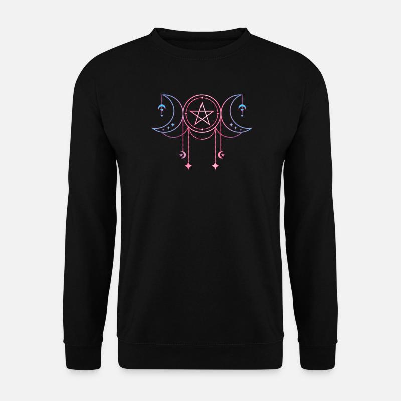 Dreifache Mondgöttin Transgender - Unisex Pullover - Schwarz