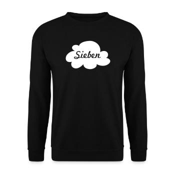 Cloud Nine Cloud Cool Citations Minimalisme Vibes - Sweat-shirt Unisexe - noir - Devant - Alina (178cm) & Michal (187cm)