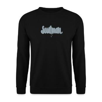 Soulmusic is love - Unisex Pullover - Schwarz - Vorne - Alina (178cm) & Michal (187cm)