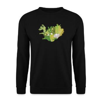 Islande Holiday Road Road Ring Road Glacier - Sweat-shirt Unisexe - noir - Devant - Alina (178cm) & Michal (187cm)