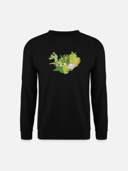 Iceland Urlaub Roadtrip Ringstraße Gletscher - Unisex Pullover - Schwarz