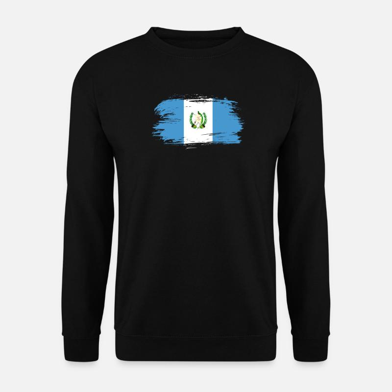 Guatemala Flagge - Unisex Pullover - Schwarz