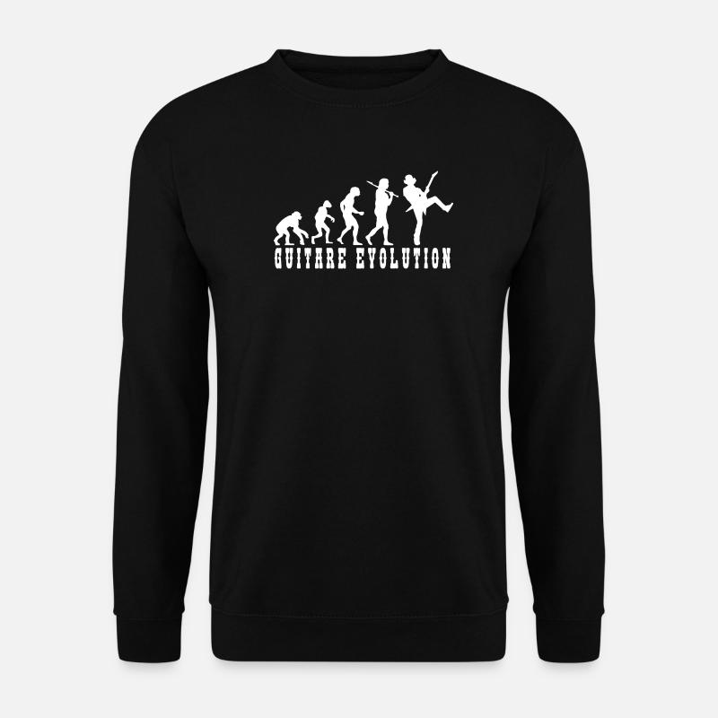 Evolution of Guitar Culture - Unisex Sweatshirt - black