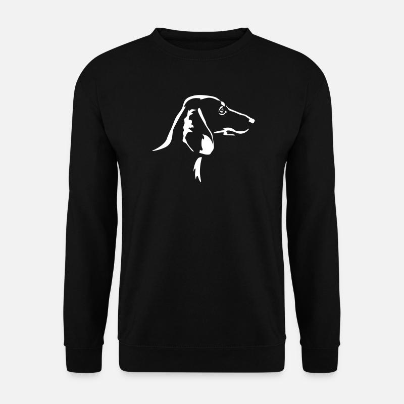 Dachshund Head "Black Edition" - Unisex Sweatshirt - black