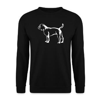 Continental Bulldog "Black Edition" - Unisex Sweatshirt - black - Front - Alina (178cm) & Michal (187cm)