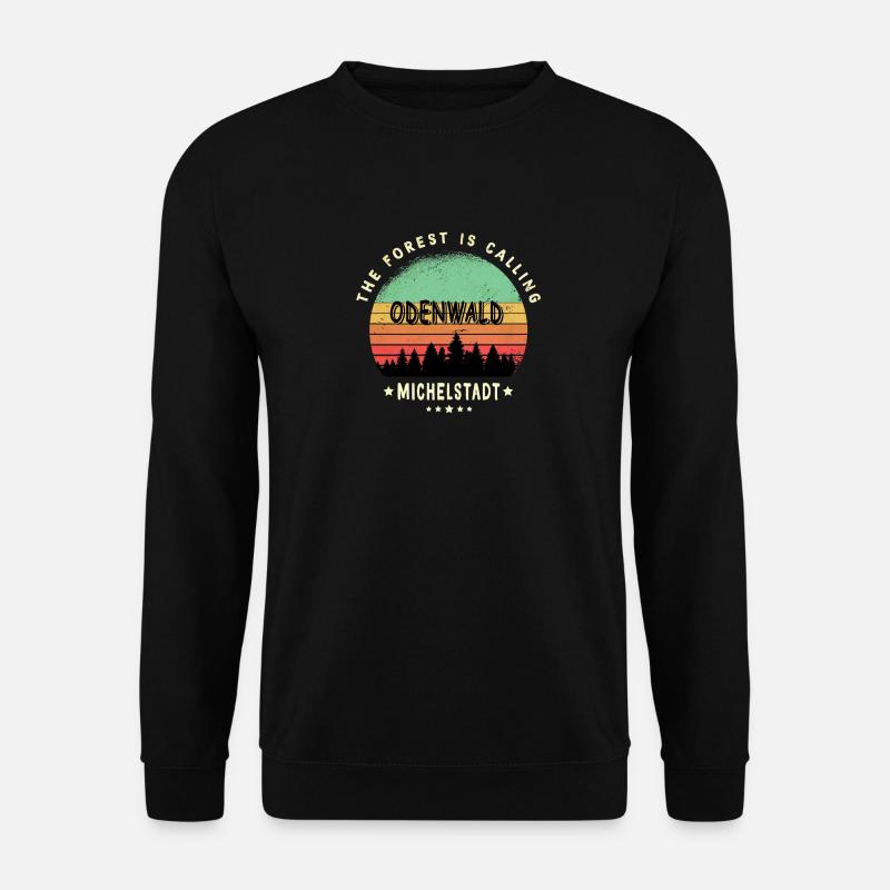 Michelstadt Odenwald Design - Unisex Pullover - Schwarz