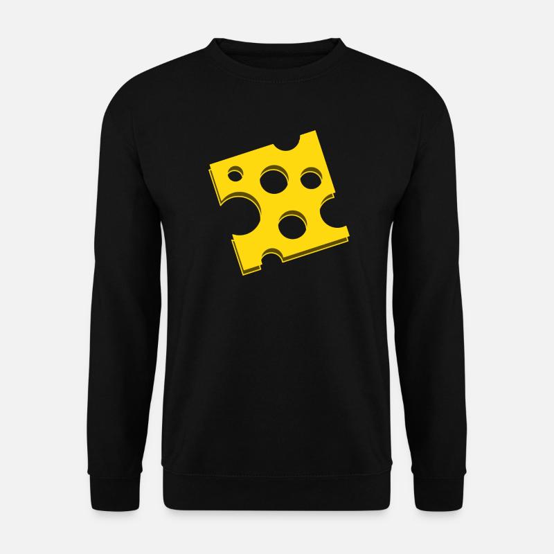 Käse Cheese - Unisex Pullover - Schwarz