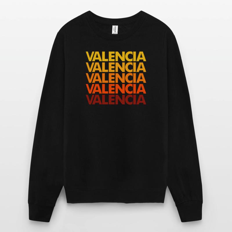 Valencia Gradient Font Stack Unisex Sweatshirt