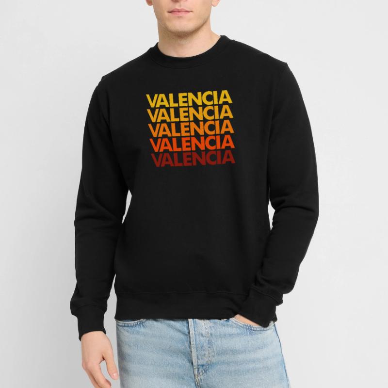 Valencia Gradient Font Stack Unisex Sweatshirt