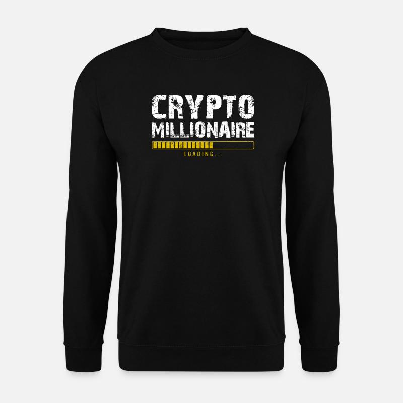 Crypto millionaire - Unisex Sweatshirt - black
