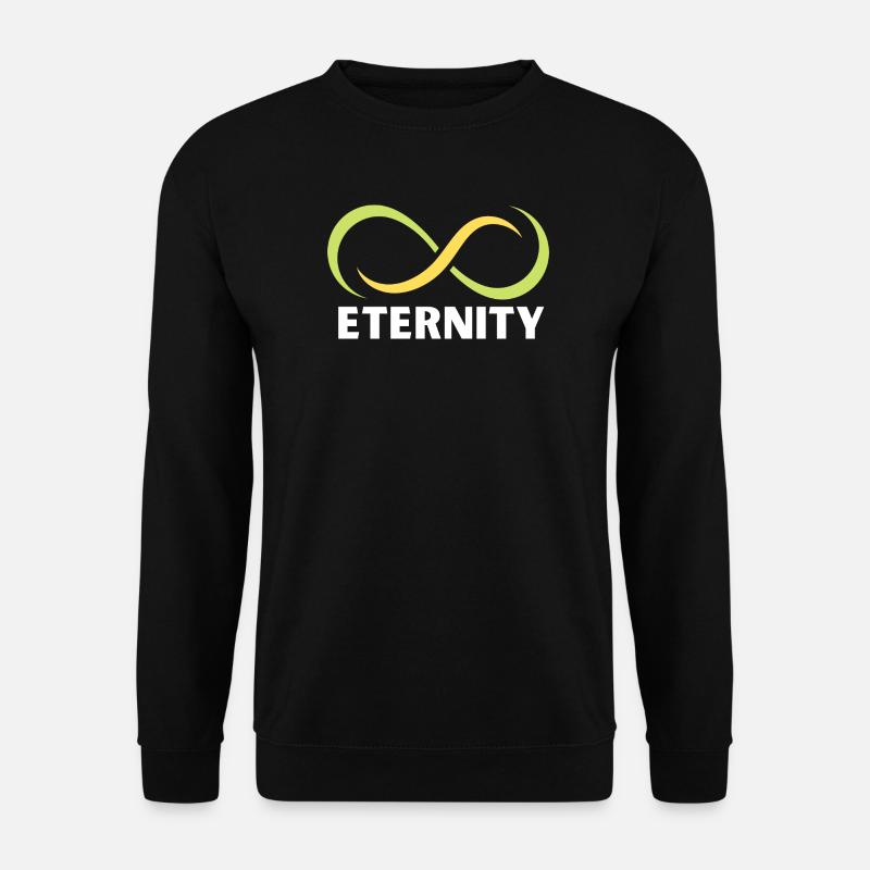Ewigkeits-Infinity-Band-Emblem - Unisex Pullover - Schwarz