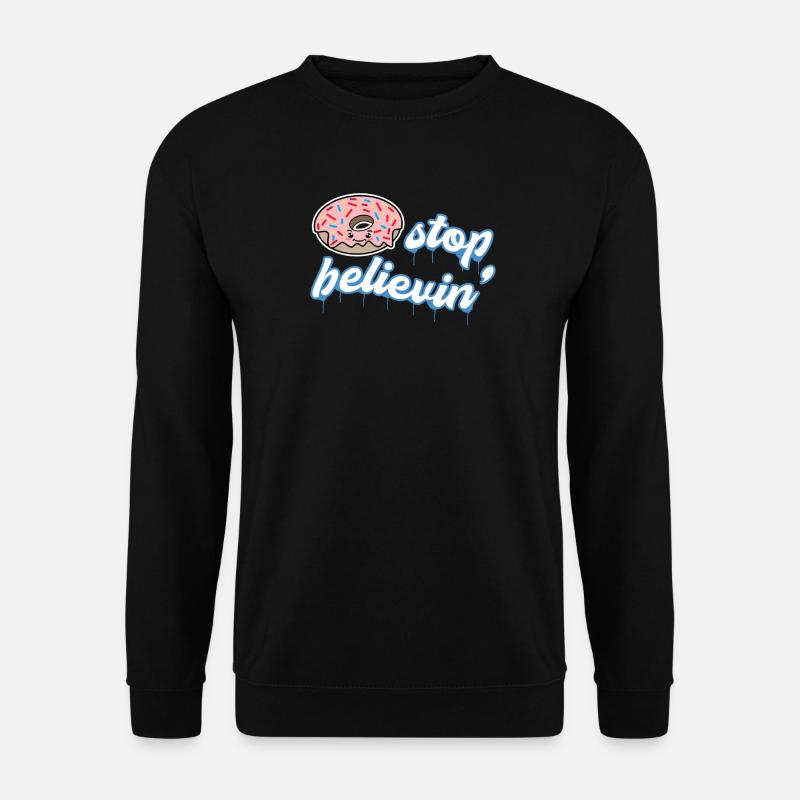 Snacking Donut Sweets Statement Dessert - Sweat-shirt Unisexe - noir