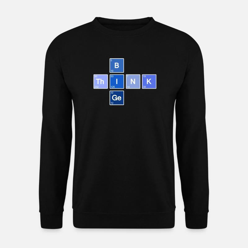 Think Big (Blau) - Unisex Pullover - Schwarz
