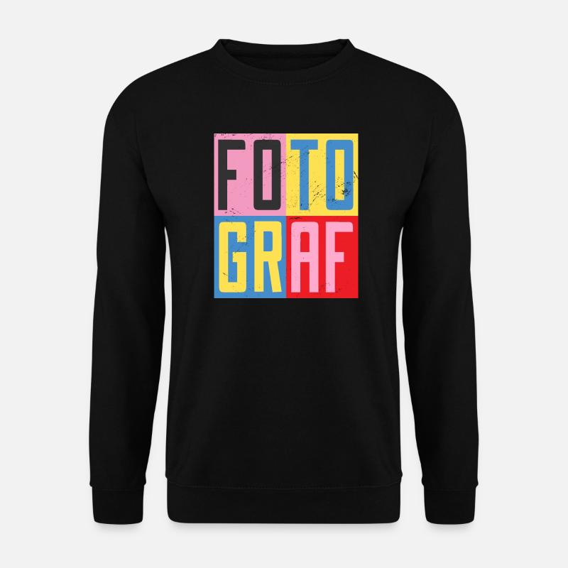 Fotograf Design - Unisex Pullover - Schwarz