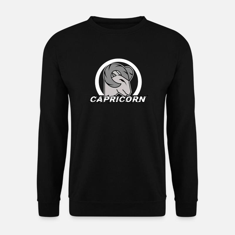 Horoskop Steinbock Tierkreiszeichen Astronomie - Unisex Pullover - Schwarz