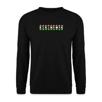 Steinbock Horoskop Galaxie Astronomie Aberglaube - Unisex Pullover - Schwarz - Vorne - Alina (178cm) & Michal (187cm)