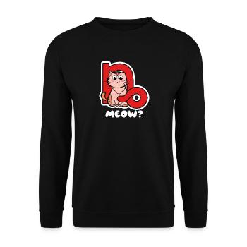 Sternzeichen Cool Horoskop Statement Steinbock - Unisex Pullover - Schwarz - Vorne - Alina (178cm) & Michal (187cm)