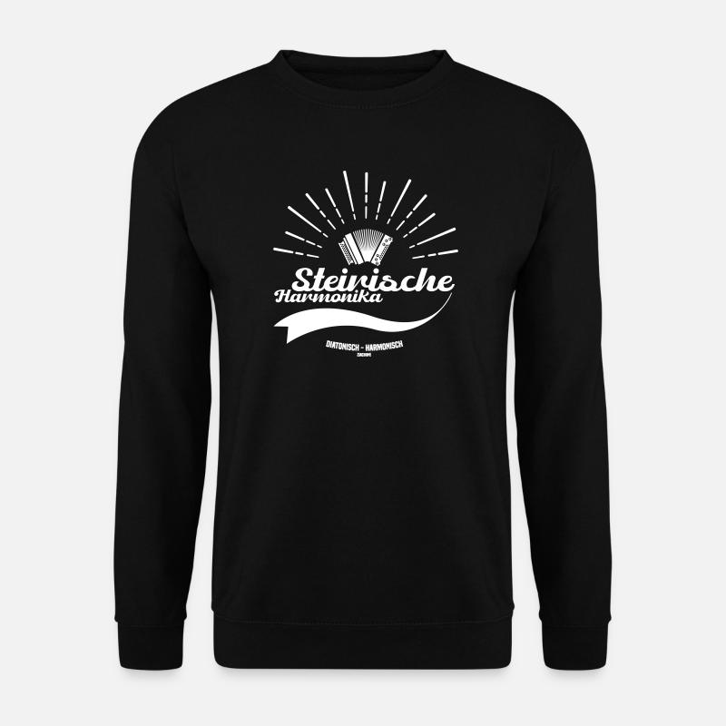 Steirische diatonisch harmonisch | ZiachON! - Unisex Pullover - Schwarz