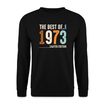 Best Of 1973 Limited Edition - Unisex Pullover - Schwarz - Vorne - Alina (178cm) & Michal (187cm)