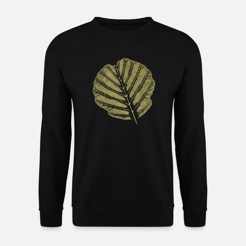 Leaf Alder / KHAKI - Unisex Sweatshirt - black