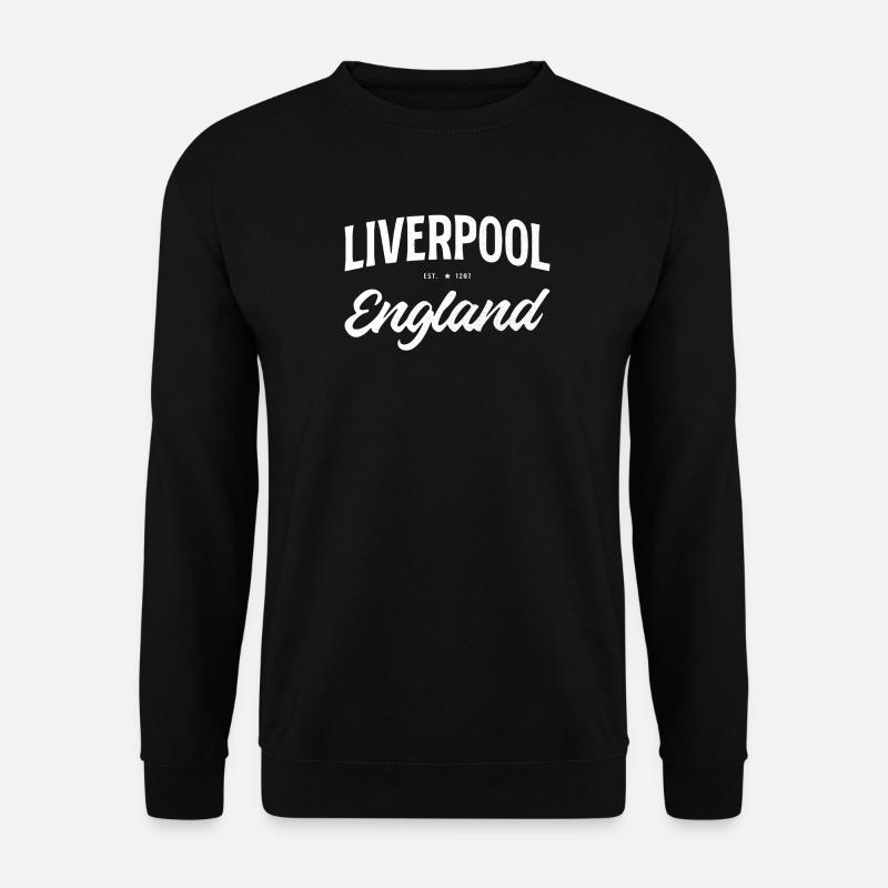 Vintage Liverpool Script Stil - Unisex Pullover - Schwarz